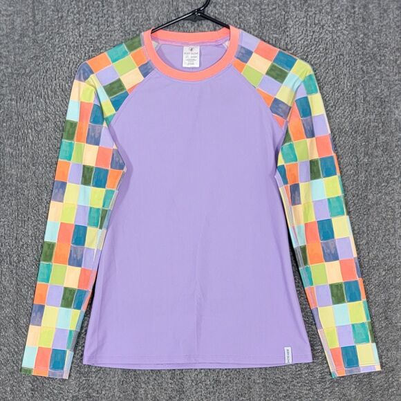 Body Glove Other - Body Glove Rashguard Womens XS Lilac Multicolor Long Sleeve UPF 50 Swim Shirt